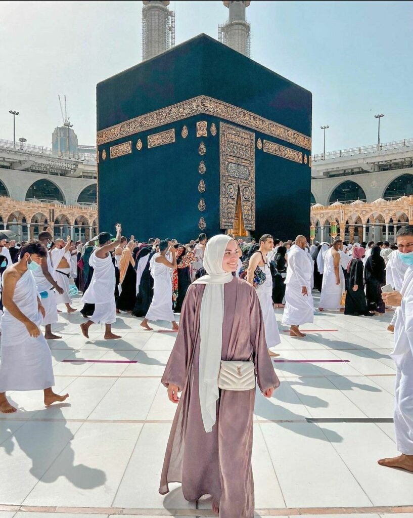 Mujer musulmana en la Meca.